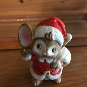 Christmas Mouse with toy sack by HOMCO